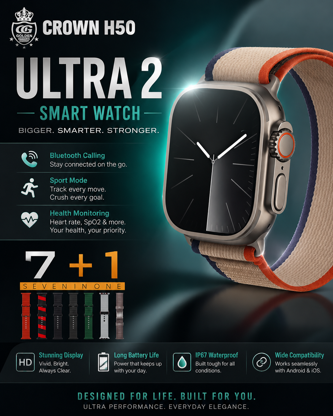 CROWN H50 ULTRA 2 SMARTWATCH detail 1