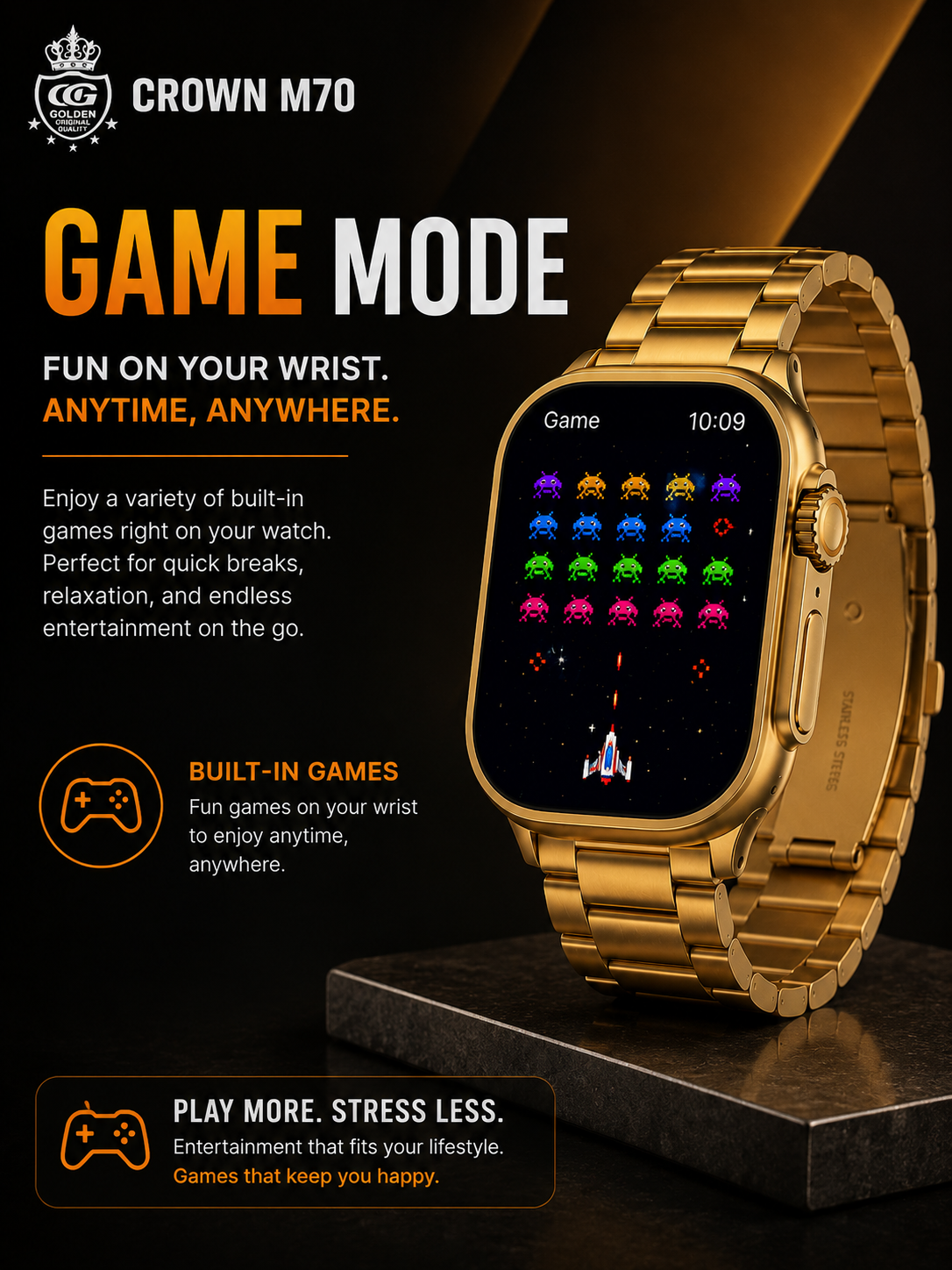 CROWN M70 ULTRA SMARTWATCH detail 2