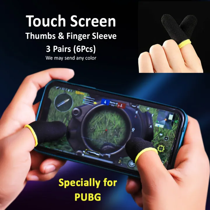 GAMING FINGER SLEEVE 3 PAIR (6 PIECES) detail 1