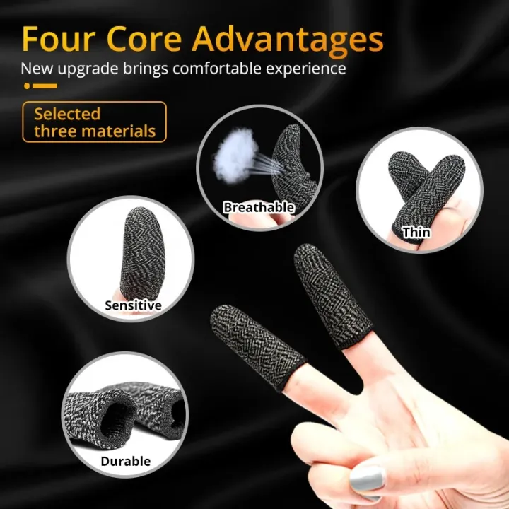 GAMING FINGER SLEEVE 3 PAIR (6 PIECES) detail 4